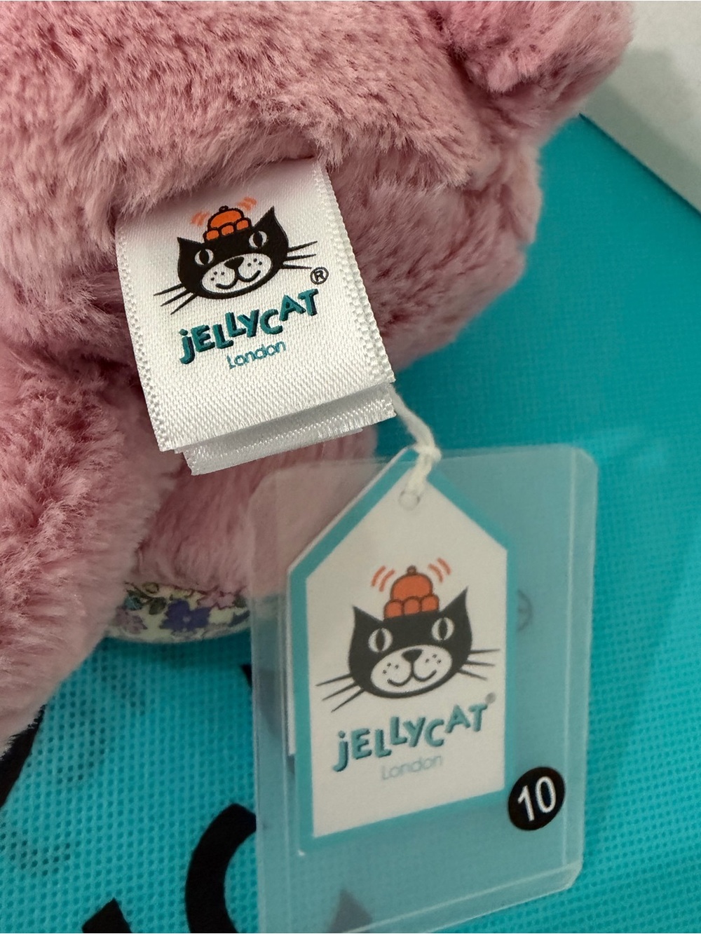 #010 AUTHENTIC❗️Jellycat SMALL blossom tulip bunny 7”- NWT Retired - Picture 5 of 11